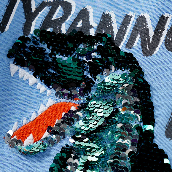 Jungen T-Shirt mit Wendepailletten
