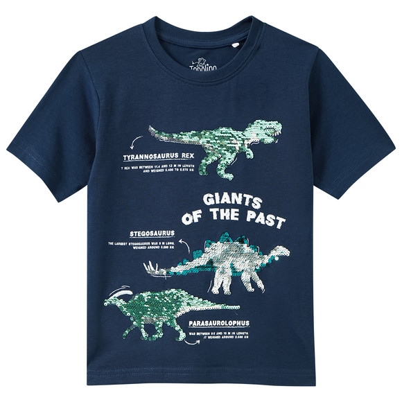 Jungen T-Shirt mit Wendepailletten