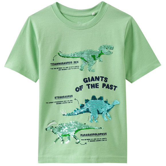 Jungen T-Shirt mit Wendepailletten