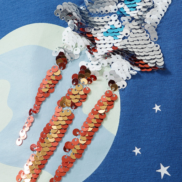 Jungen T-Shirt mit Wendepailletten