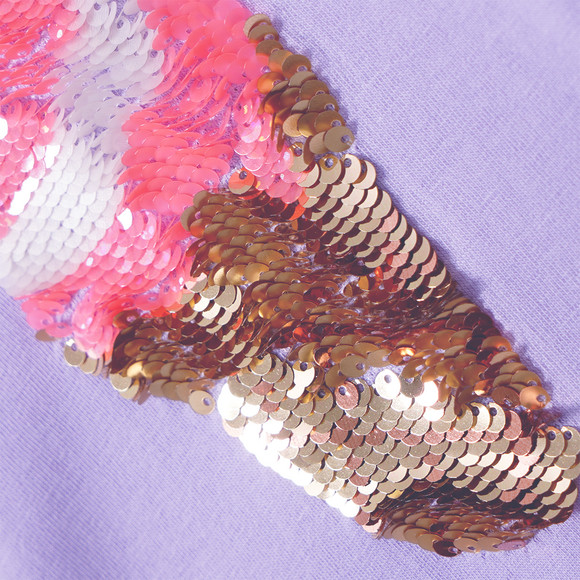 Mädchen T-Shirt mit Wendepailletten
