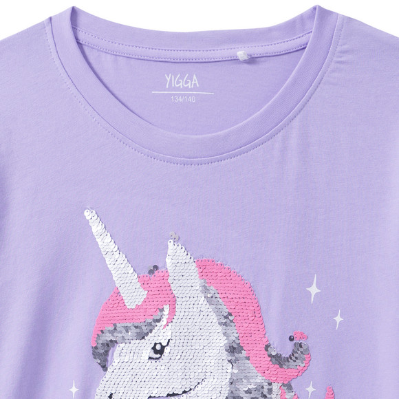 Meisjes T-shirt met omkeerbare pailletten