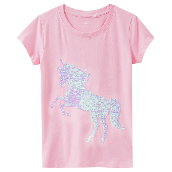Meisjes T-shirt met omkeerbare pailletten