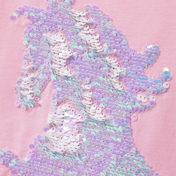 Meisjes T-shirt met omkeerbare pailletten