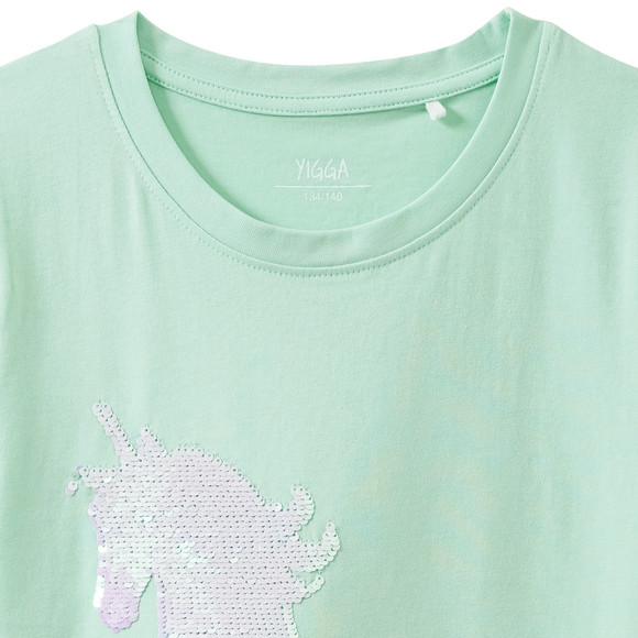 Meisjes T-shirt met omkeerbare pailletten