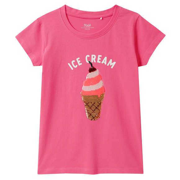 Meisjes T-shirt met omkeerbare pailletten