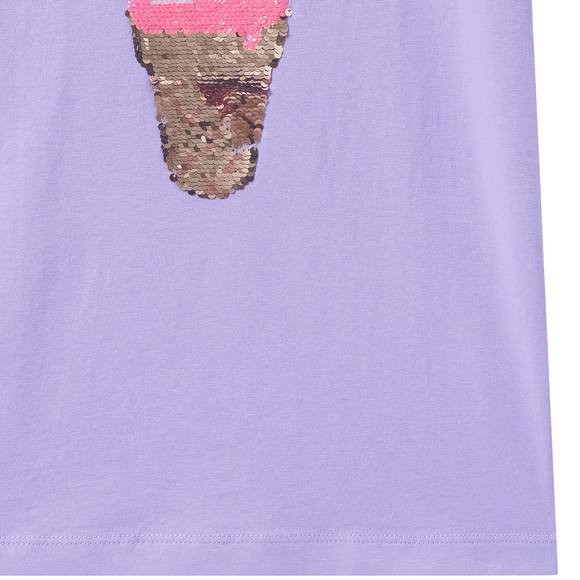 Meisjes T-shirt met omkeerbare pailletten
