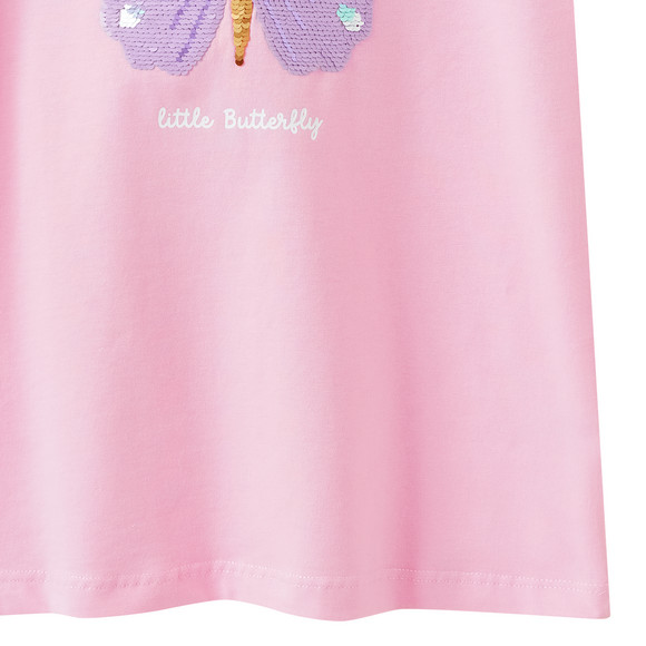 Mädchen T-Shirt mit Wendepailletten