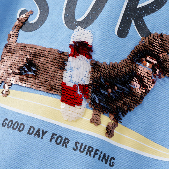 Kinder T-Shirt mit Wendepailletten