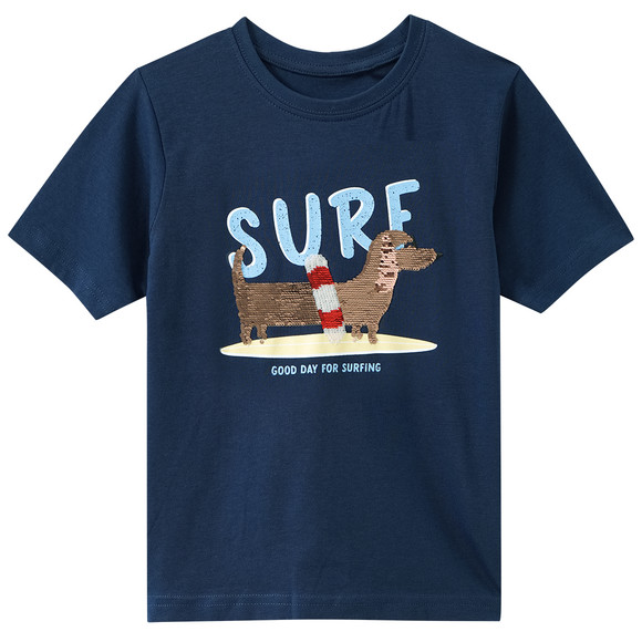 Kinder T-Shirt mit Wendepailletten