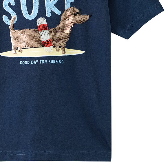 Kinder T-Shirt mit Wendepailletten