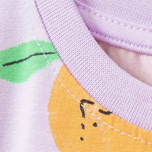 3 meisjes-T-shirts met kleurrijke motieven