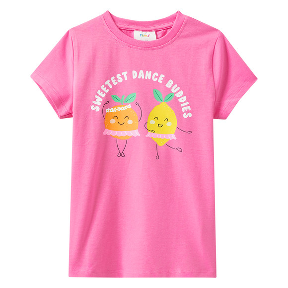 3 meisjes-T-shirts met kleurrijke motieven