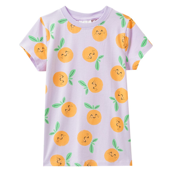 3 meisjes-T-shirts met kleurrijke motieven