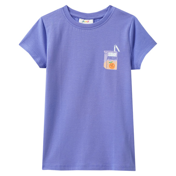 3 meisjes-T-shirts met kleurrijke motieven