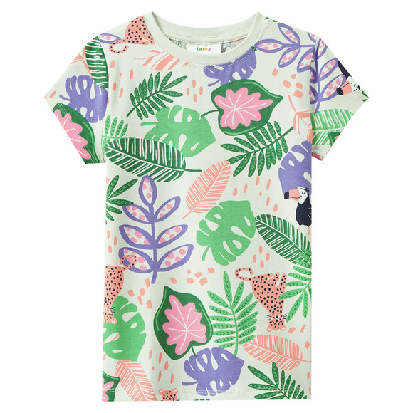 3 meisjes-T-shirts met kleurrijke motieven