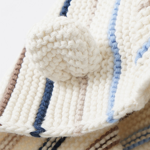 Baby Strickjacke mit Kapuze