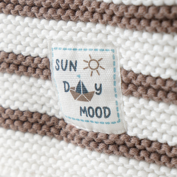 Baby Strickjacke mit Kapuze