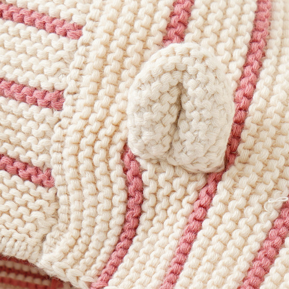 Baby Strickjacke mit Kapuze