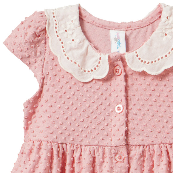 Baby Kleid mit Bubikragen