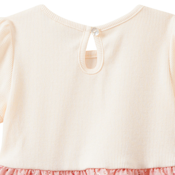 Baby Kleid mit Seersucker-Rock