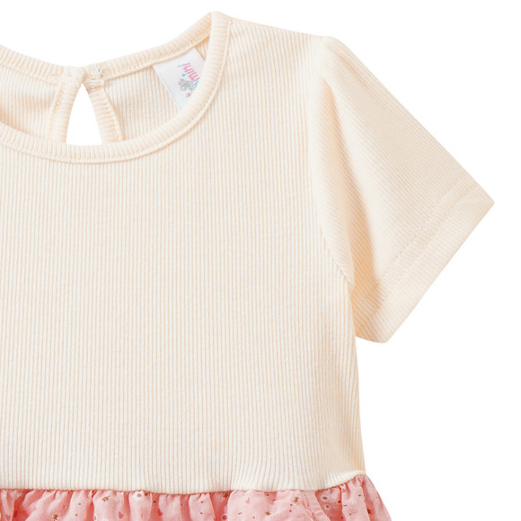 Baby Kleid mit Seersucker-Rock