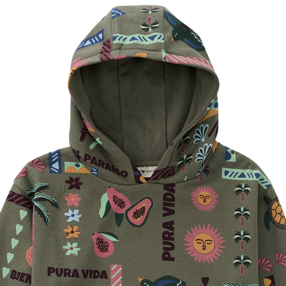 Jungen Hoodie mit Allover-Print