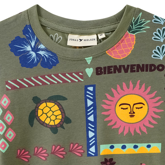 Jungen T-Shirt mit Allover-Print