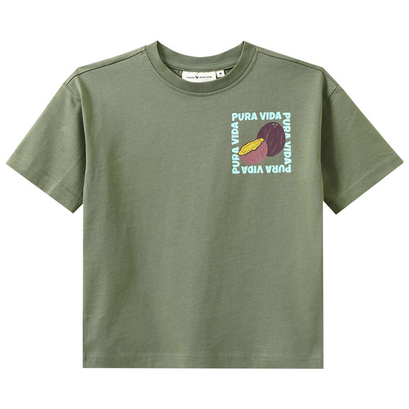 Jungen T-Shirt mit Brust-Print