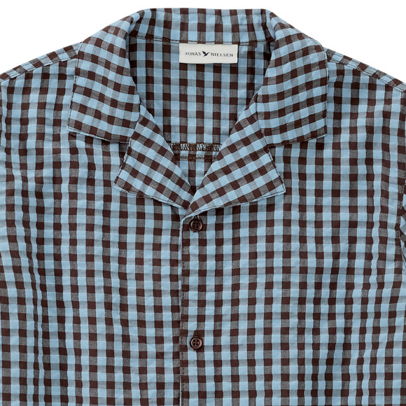 Jungen Seersucker Hemd mit Karo-Muster