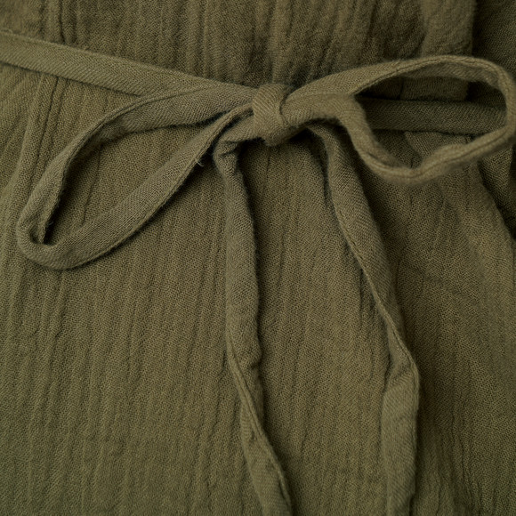 Damen Musselin-Umstandsbluse mit Bindeband