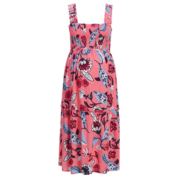 Damen Umstands-Maxikleid mit Blumen-Print