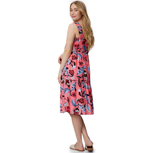 Damen Umstands-Maxikleid mit Blumen-Print
