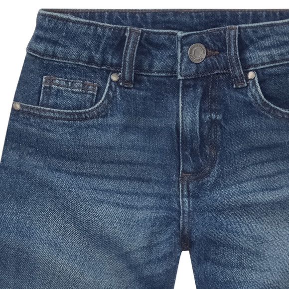 Jungen Jeansshorts mit verstellbarem Bund
