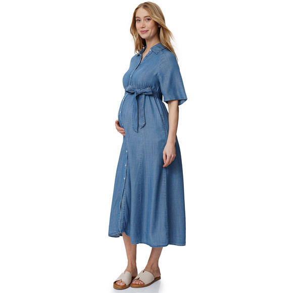 Damen Umstandskleid im Denim-Look