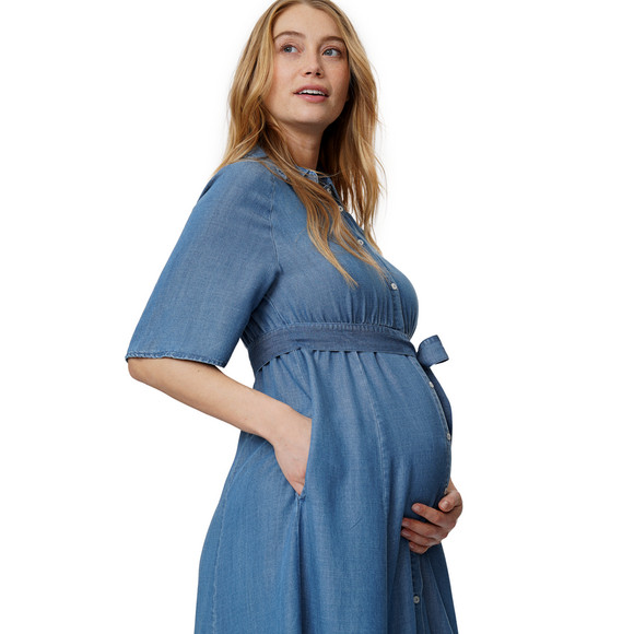 Damen Umstandskleid im Denim-Look
