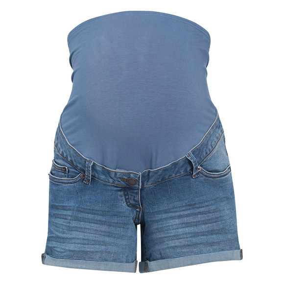Damen Umstands-Jeansshorts