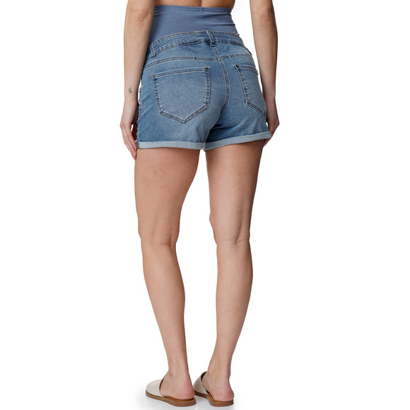 Damen Umstands-Jeansshorts