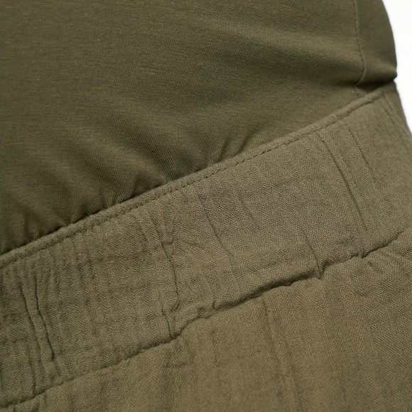 Damen Umstands-Shorts aus Musselin