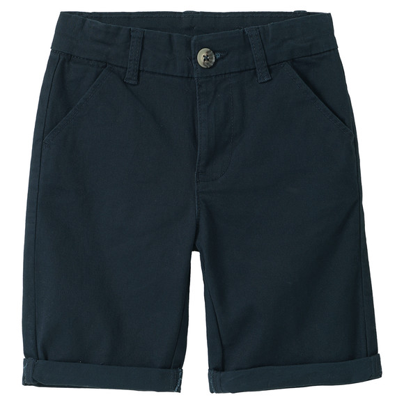 Jungen Bermuda-Shorts in Unifarben