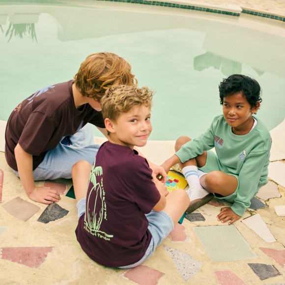 Jungen T-Shirt mit Rücken-Print