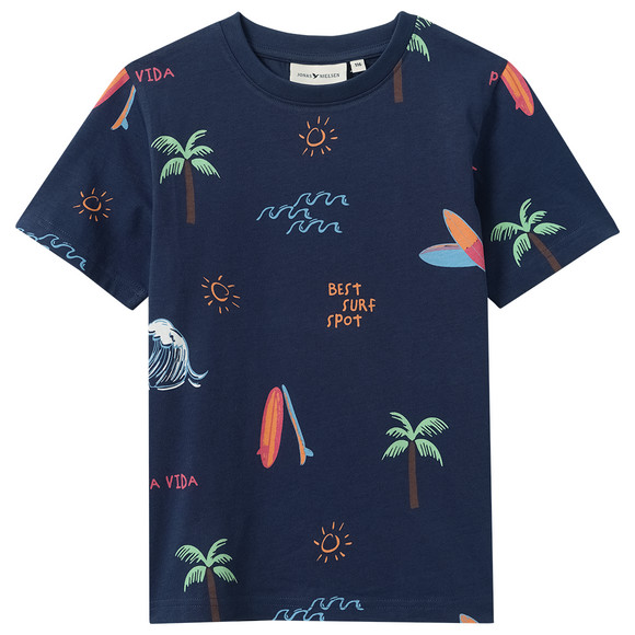Jungen T-Shirt mit Allover-Print