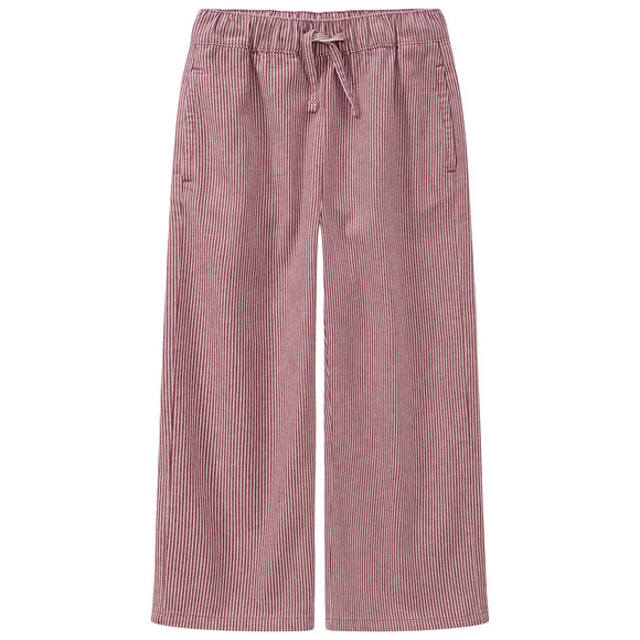 Mädchen Wide-Leg-Hose mit Streifen