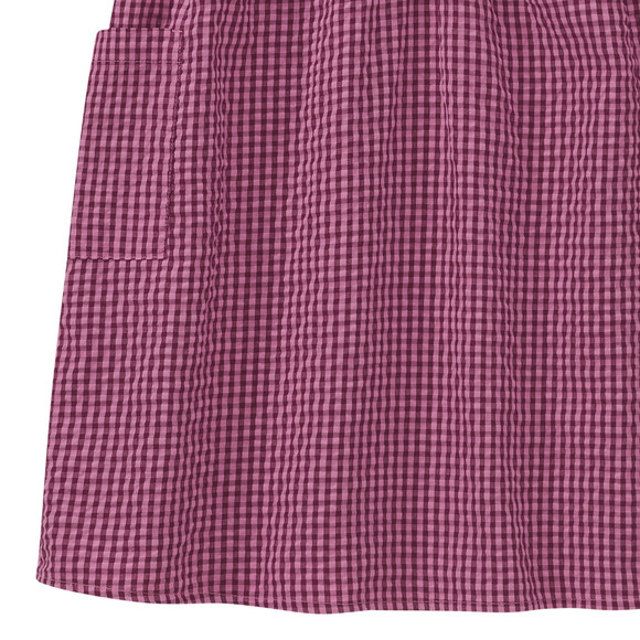 Mädchen Seersucker-Kleid mit Karo-Muster