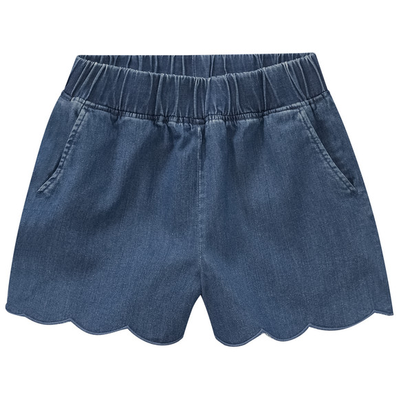 Mädchen Shorts in Denim-Optik dunkelblau