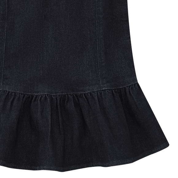 Mädchen Jeanskleid aus Raw Denim