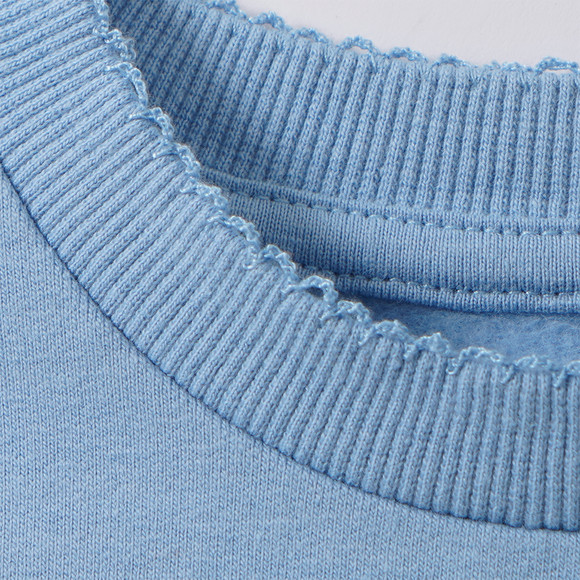 Baby Sweatshirt mit Blumen-Stickerei