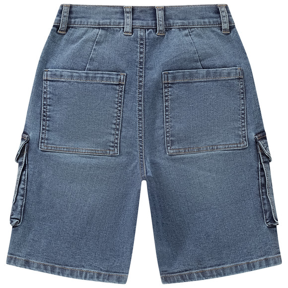 Jeansshort in cargo-stijl voor jongens