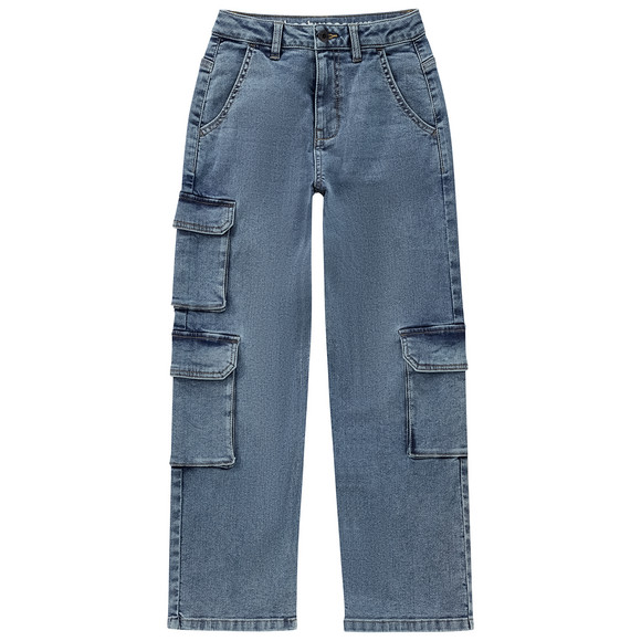 Jungen Cargo-Jeans mit verstellbarem Bund