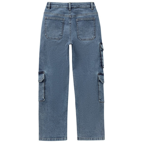 Jungen Cargo-Jeans mit verstellbarem Bund